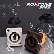 Rocco Stone LED display waterproof power socket professional stage light light power connector aviation socket