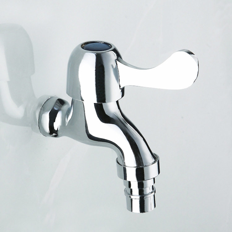 S80302 Washing machine faucet all copper high standard plating ordinary faucet small water mouth 4 min