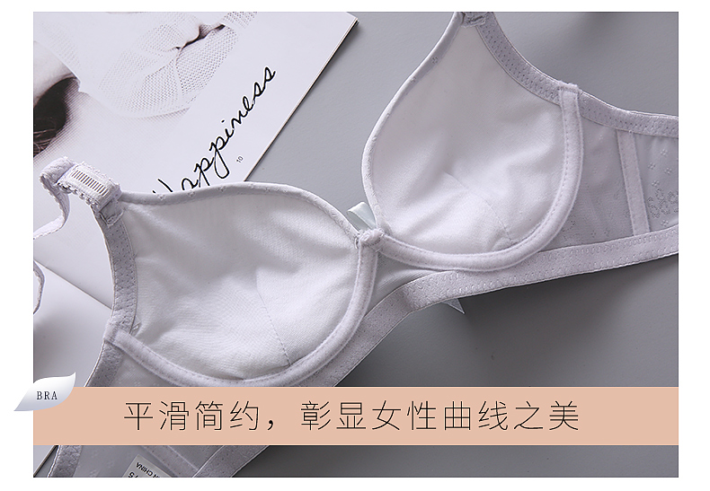 Đồ lót nữ học sinh trung học nữ sinh áo ngực không có vành thoải mái cotton mỏng tập hợp áo ngực nhỏ phát triển áo ngực quần lót nữ cao cấp