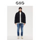 GXG Ole 22-year-old short old flower all-print down jacket men's denim stand-up collar thickened jacket winter new style