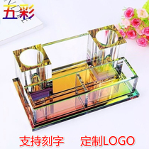 Place the crystal base table rack wireless microphone anti-drop wheat seat hotel use KTV storage box microphone