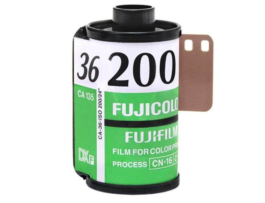 Fuji C200 rubber roll color negative sheet camera single roll of no paper box