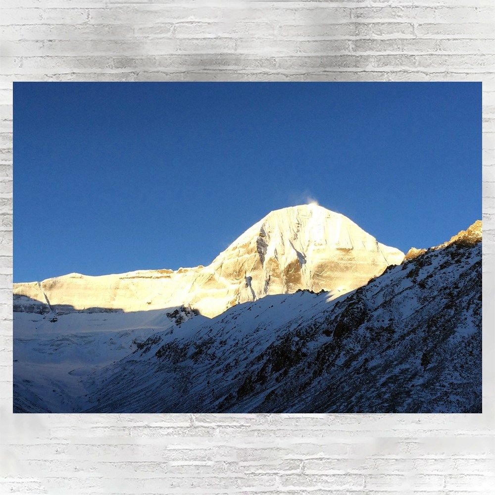 Phase paper poster Okhito Pozzi Kangrinboqe high definition A3 decorative hanging painting c8a74a09