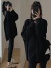 Maternity Spring and Autumn Suit 2025 New Fashion Sweatshirt Loose Sweater Top Stylish Spring, Autumn and Winter Two-Piece Set