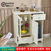 nước kangen panasonic Dọc rượu vang lạnh nước nóng lạnh tự động thanh trà máy nhà dưới thùng gỗ rắn tủ trà châu Âu lắc mạng âm thanh đỏ - Nước quả máy nước nóng lạnh kangaroo