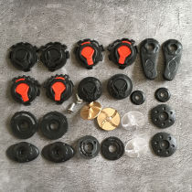 Fixed Macroporous Snapback Lens Base Helmet Decoration Small Accessories Adult Safety Helmet Universal Screw Rabbit ear lid