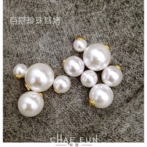 Ear Nail Cap Rear Stopper Pearl Earplug 8mm 100 Hitch Accessories Accessories 10 Ear Spikes After anti-fall Seins