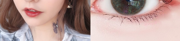 Đẹp đường kính lớn hỗn hợp mạng đua đỏ cùng năm để ném 2 mảnh trai nhỏ và gái tự nhiên vô hình YY - Kính đeo mắt kính tròng kính cận