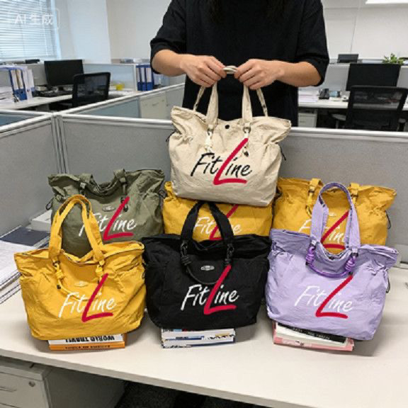 Сумка-тоут PM tote bag new FITLINE унисекс большой емкости, легкая модная повседневная универсальная сумка-мессенджер на одно плечо