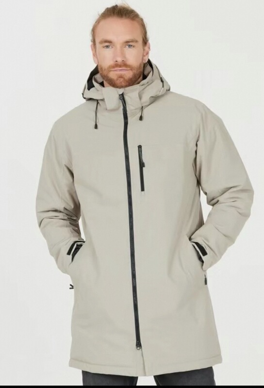 Nordic Brand Thick Parka Coat with Full Rubber Coating, Windproof, Waterproof, Fleece-Lined and Thickened Trench Coat