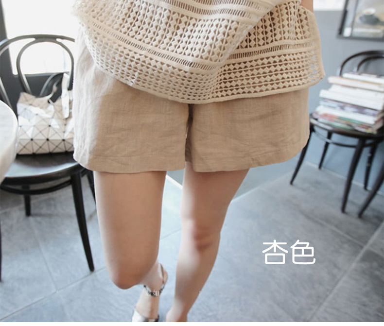 Phụ nữ mang thai quần legging mùa hè mỏng mùa xuân và quần short mùa hè lỏng lẻo mặc thời trang thể thao quần âu cỡ lớn mới - Phụ nữ mang thai quần / quần bụng quần bầu đẹp