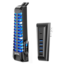 Sony PS5 Host General Heat Dissipation Вентилятор Охлаждающий Радиатор PS5 Аксессуары Три Блокирующие Регулировочные Муфты Высокоскоростной Сенсорный Коммутатор Передачи Данных Расширения Док Передачи Высокоскоростной Передачи