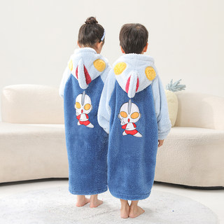 Children's autumn and winter thickened velvet coral velvet nightgown