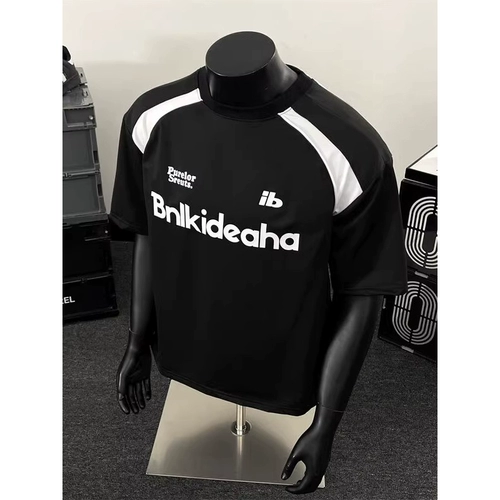 Дышащая летняя футболка, дорожная баскетбольная спортивная футбольная форма, в американском стиле, короткий рукав