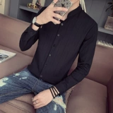 Tide, трендовая рубашка для отдыха, облегающий крой, в корейском стиле