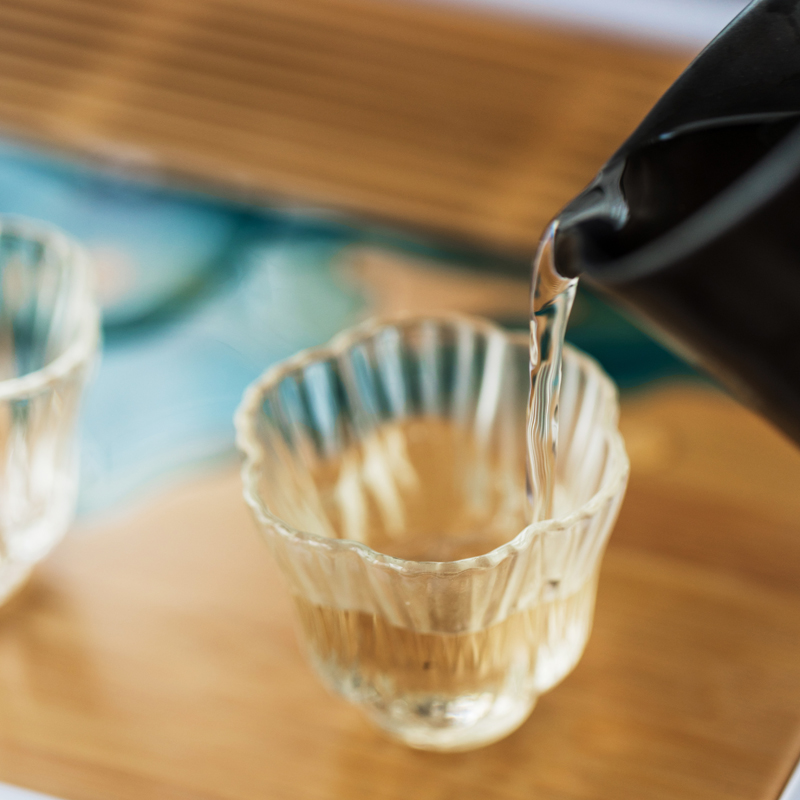 Vegetation school Japanese heat - resistant glass tea cup sample tea cup glass tea cup fragrance - smelling cup bowl kung fu tea set