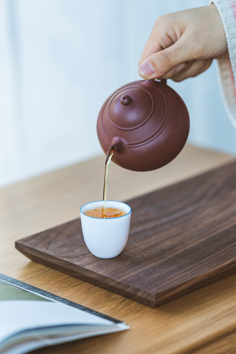 Vegetation school dehua white porcelain cup sample tea cup ceramic masters cup tea bowl, small tea cup fragrance - smelling cup