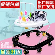 Dạy xe ô tô 1-3 tuổi phụ tùng xe đẩy bốn trong một cho bé tập đi bộ chống rollover đa chức năng