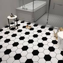 Bathroom bathroom floor stickers waterproof and wear-resistant floor stickers kitchen thickened non-slip PVC wallpaper self-adhesive