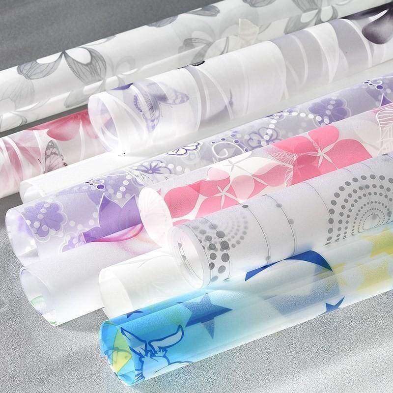 Post Window Sticker Privacy Makeup Room Glass Film Home Anti-Peep Snoop First Floor Windows Privacy Light Tight Window Film Frosted Window Film