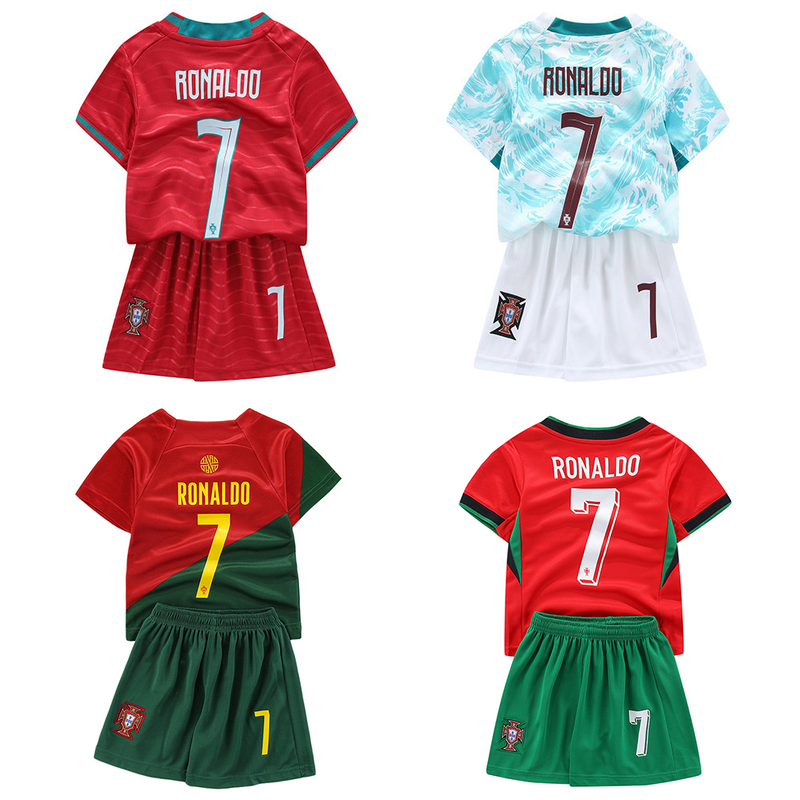 Children's 2026 World Cup Portugal National Team Ronaldo No. 7 Jersey Football Uniform Set Ronaldo Jersey Children's 2026 World Cup Portugal National Team Ronaldo No. 7 Jersey Football Uniform Set Ronaldo Jersey