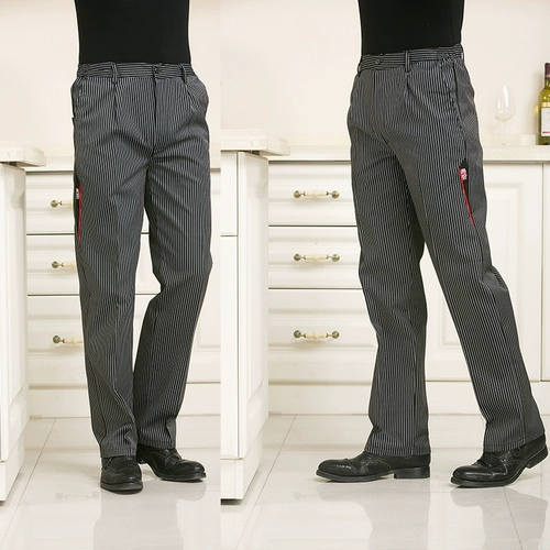 Мужские рабочие черные износостойкие штаны для работы, свободный крой