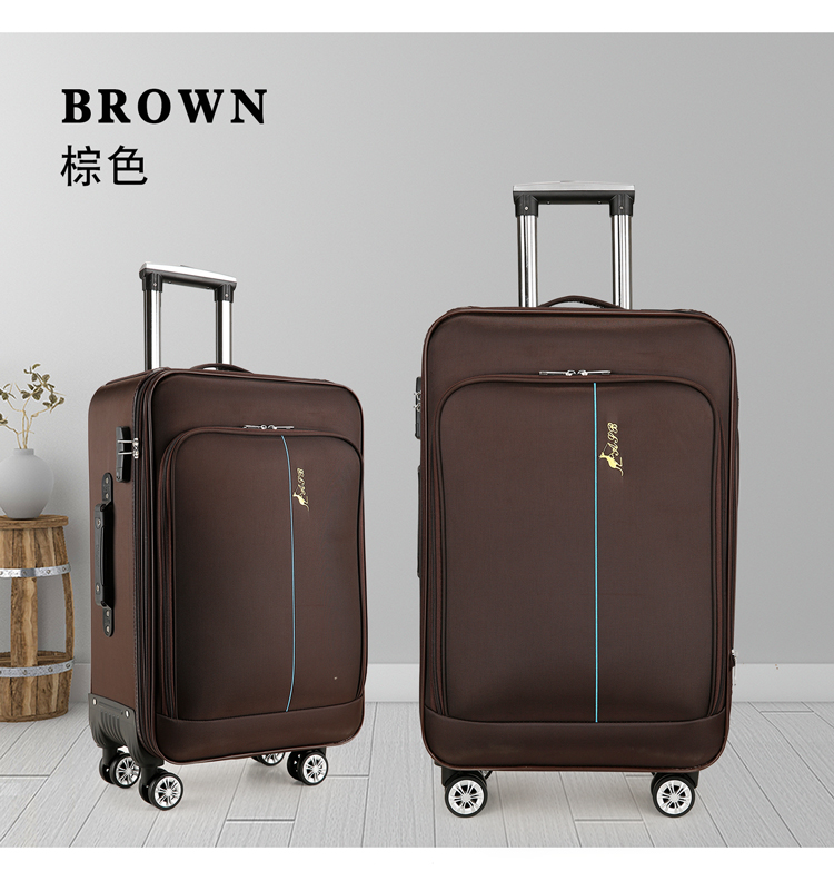 Oxford vali vải nam công suất lớn 260.000 bánh xe đẩy trường hợp nữ hành lý du lịch 24 inch mật khẩu vải hành lý - Va li vali mini
