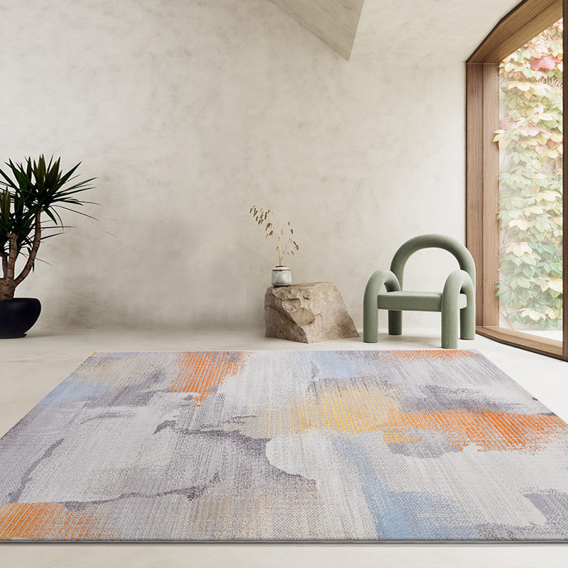 Modern minimalist Nordic style carpet living room bedroom bedside rectangular office sofa coffee table blanket American light luxury