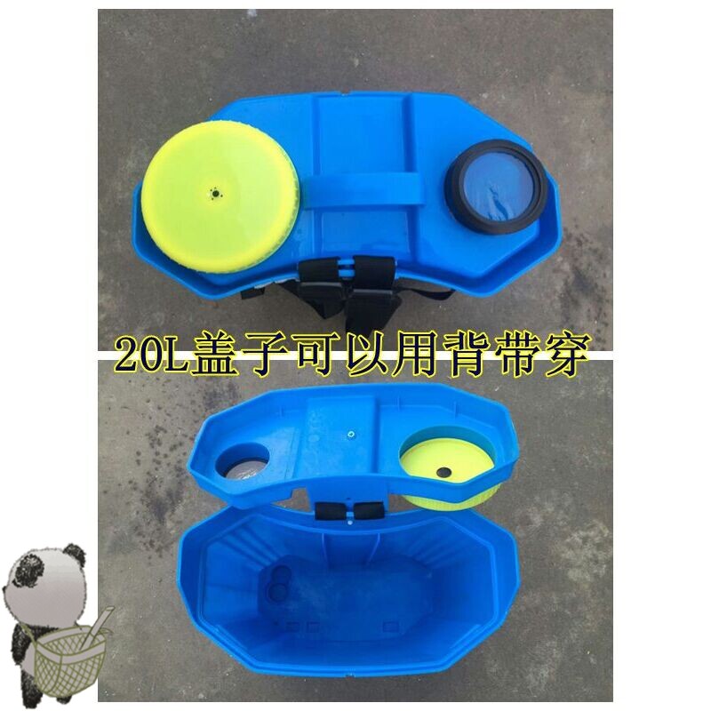 Battery back bucket Battery backpack thickened waterproof special plastic battery booster inverter backpack widened shoulders