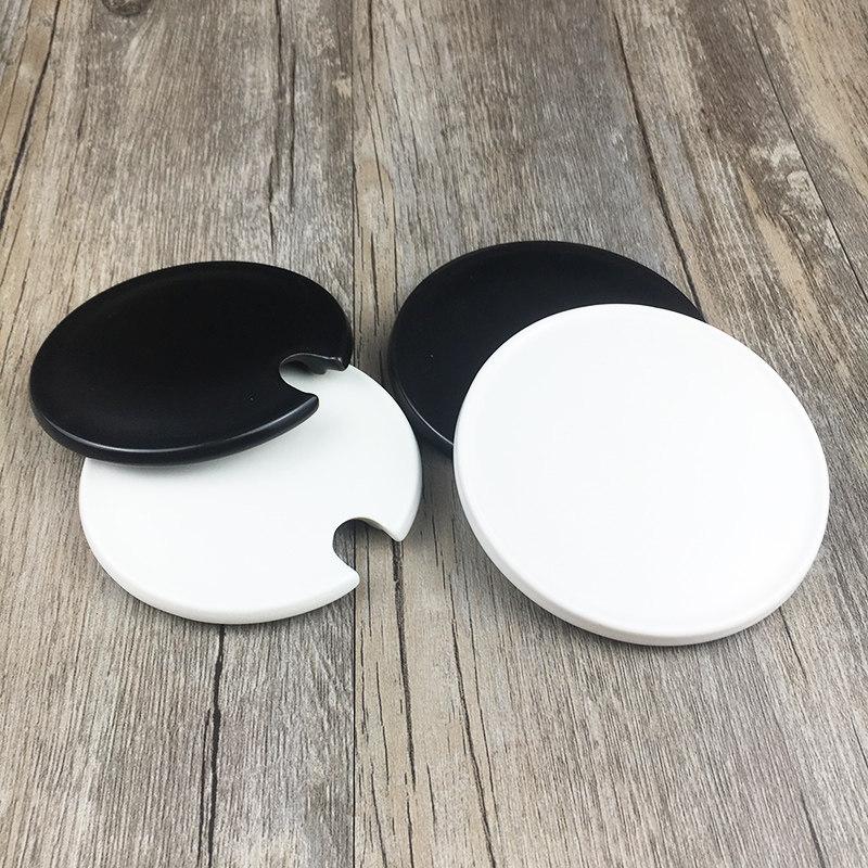 Creative Mug Cup lid Universal Ceramic Cup lid Round Matte Cup lid