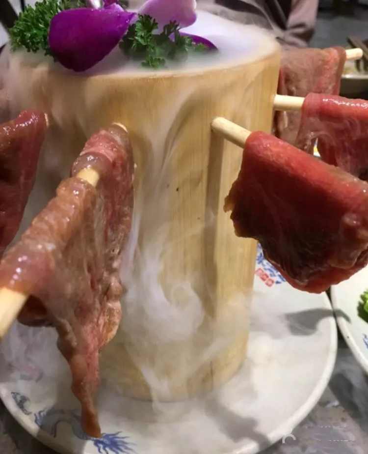 Nổi bật Cá viên Thịt tròn Tôm Tấm trượt Nhà sản xuất Tôm Trượt Khuôn Tre Ống Muỗng Lẩu Bộ đồ ăn Cá tính Sáng tạo - Tự làm khuôn nướng khuôn làm kem