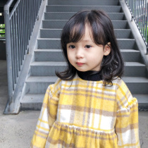 The city of beauty girl baby lamp sleeve dress 19 winter New Girl dress good upper body effect