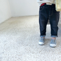 Beauty girl baby jeans 2019 autumn new girls wear super soft quality