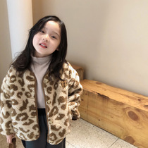Beauty City girls jacket in cotton jacket warm Korean version 2020 winter new childrens clothing BAO WEN