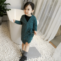 Beautiful girl City girl baby cardigan new Korean childrens clothing very foreign side belt recommended