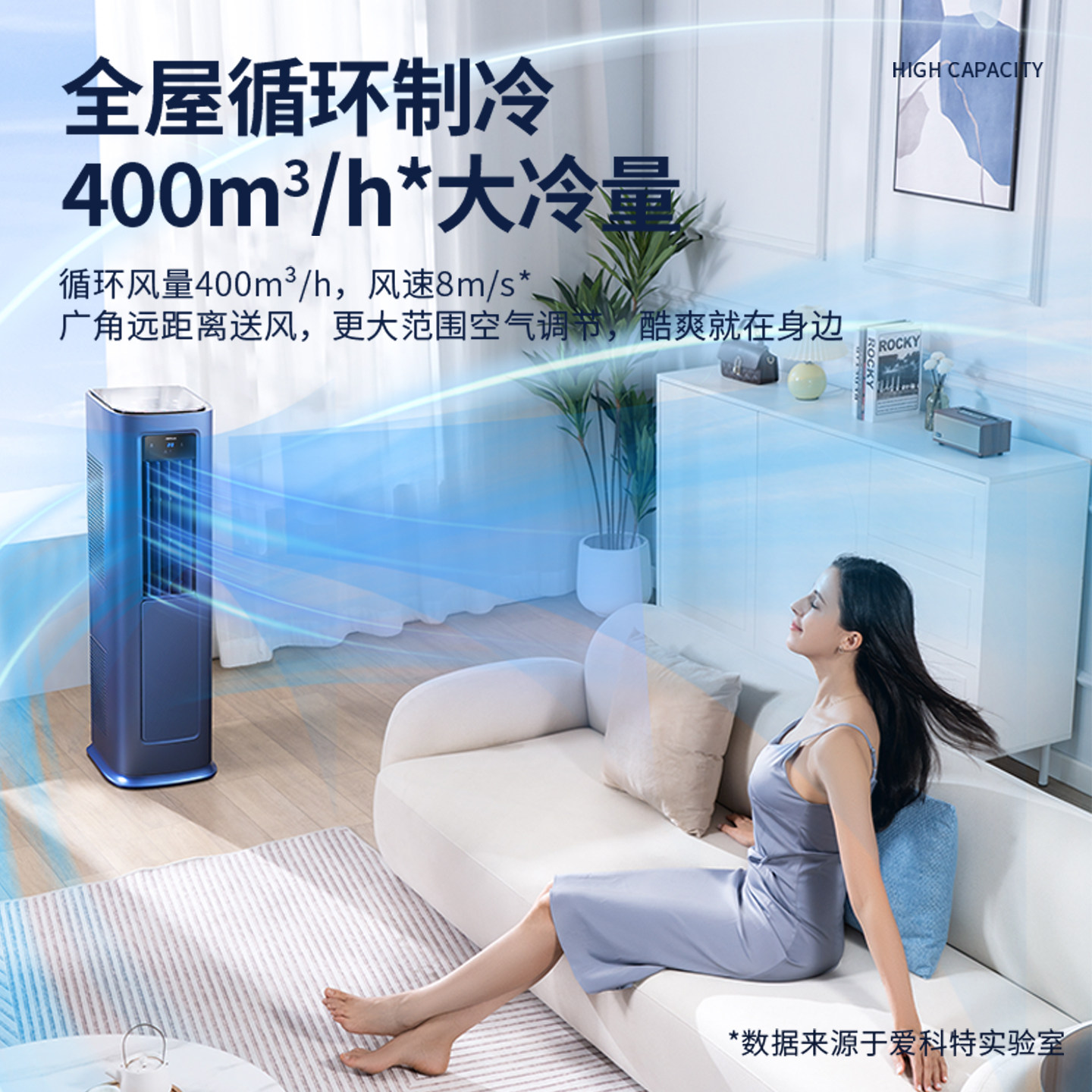 American Airplus Mobile Air Conditioner, Cooling and Heating All-In-One Machine, Can Cool the Kitchen and Bedroom, Compressor Cooling, No Installation Required