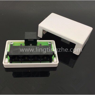 [USD 6.29] Computer room, wiring, switch, network, one turn, four ...