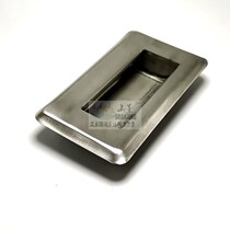 Brushed 304 stainless steel hidden handle square hidden handle embedded in white handle kitchen cabinet new energy lithium battery