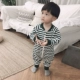 Quần áo trẻ em cộng với nhung Xiêm dịch vụ tại nhà dày quần áo mùa đông bé trai và bé gái mặc đồ ngủ ấm áp túi ngủ dài tay quần áo trẻ em
