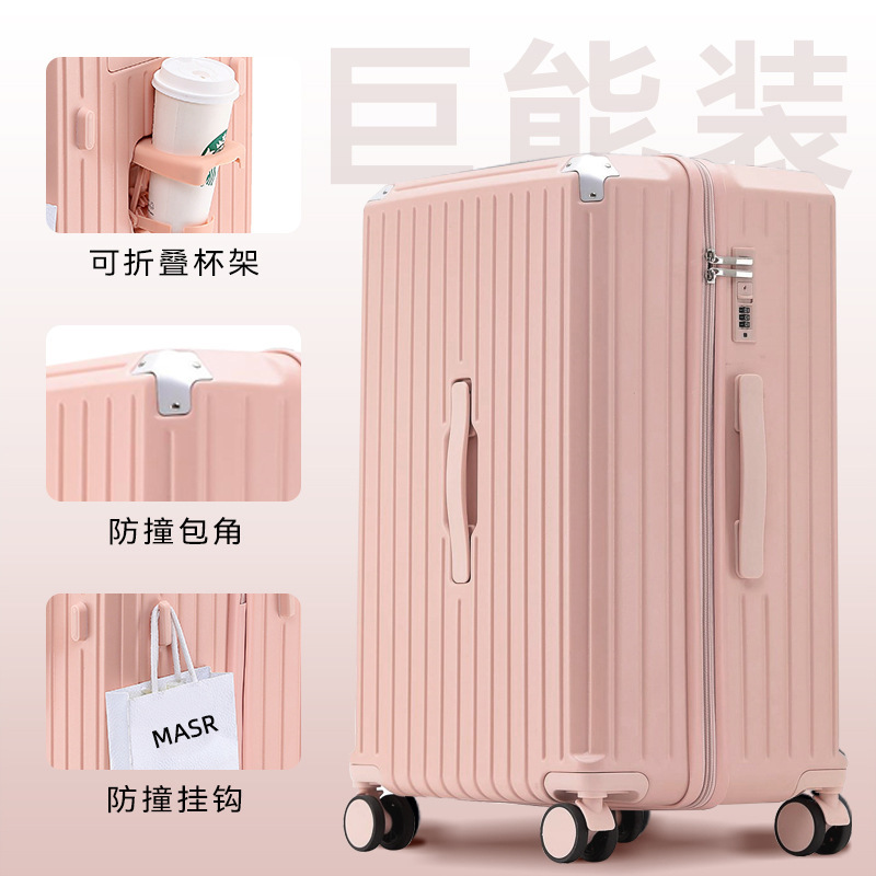 Wilderness and Him Multi-Functional Luggage Thickened Trolley Bag 37 Points Large Capacity 28inch Password Student Travel Suitcase Wilderness and Him Multi-Functional Luggage Thickened Trolley Bag 37 Points Large Capacity 28inch Password Student Travel Suitcase
