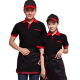 Отель, ресторан ресторана, официант короткие -насыщенные женски