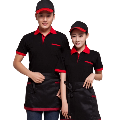 Отель, ресторан ресторана, официант короткие -насыщенные женски