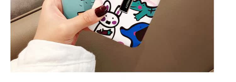 Zoo khủng long phim hoạt hình dễ thương táo X / Xs / Max / XR vỏ điện thoại di động iphone7plus / 8 / 6sp sáng tạo IX khung nhẫn vô hình 8PLUS bảo vệ tính cách mới - Nhẫn mẫu nhẫn cưới đẹp 2020