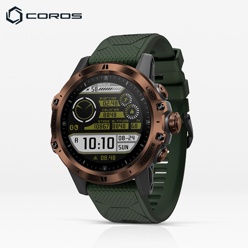 COROS gaochi VERTIX outdoor adventure Watch GPS mountaineering hiking trail running heart rate blood oxygen trajectory navigation