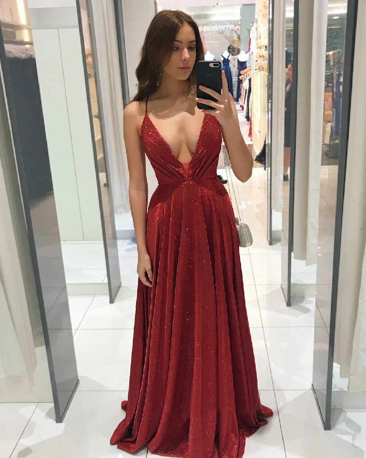 Spaghetti Braps Satin Promply Sexy Evening Женщины платье 