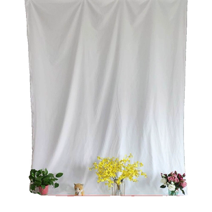 白布纯白色布料拍照摄影投影背景布野餐布涤棉画布涂鸦扎染手工