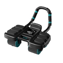 Abdominal Wheel Automatic Rebound 2024 New Elbow Support Four-Wheel Abdominal Wheel Home Sports Fitness Equipment Exercise