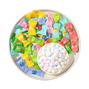 维C无糖薄荷糖网红爆款糖果零食清新口百香果味休闲散装前台招待