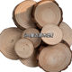 Log ins wind ring pine chip round coaster anti-scalding insulation coaster wood placemat retro wooden ornament