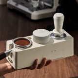 Bincoo布粉器压粉锤底座三件套意式咖啡工具全套器具收纳手柄支架